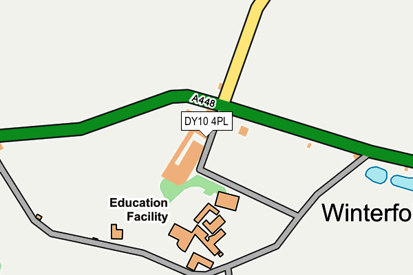 DY10 4PL map - OS OpenMap – Local (Ordnance Survey)