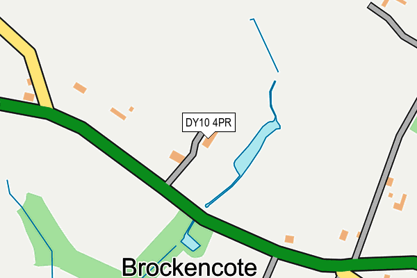 DY10 4PR map - OS OpenMap – Local (Ordnance Survey)