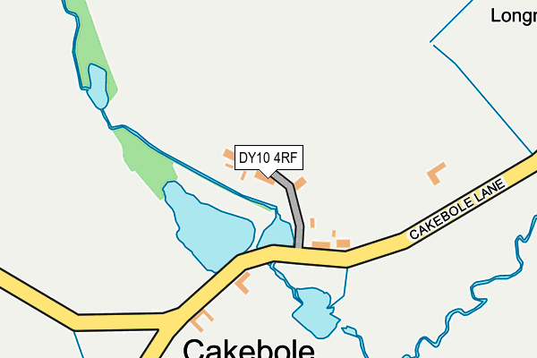 DY10 4RF map - OS OpenMap – Local (Ordnance Survey)