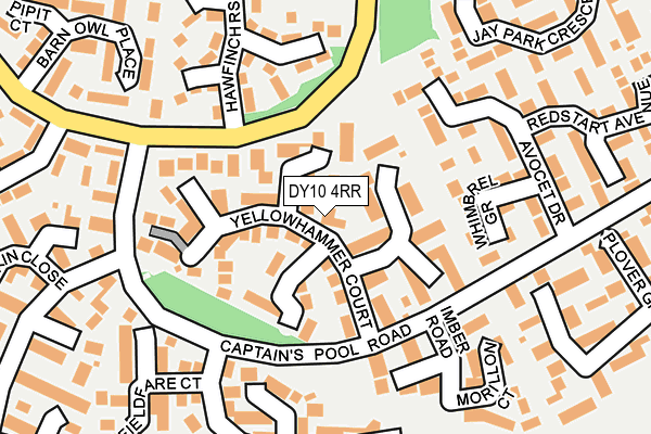 DY10 4RR map - OS OpenMap – Local (Ordnance Survey)