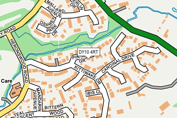 DY10 4RT map - OS OpenMap – Local (Ordnance Survey)