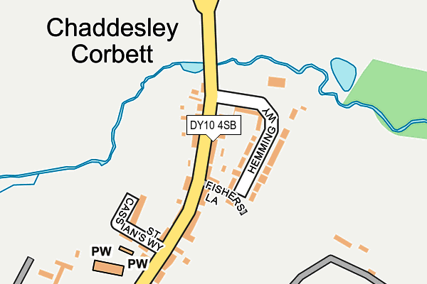 DY10 4SB map - OS OpenMap – Local (Ordnance Survey)