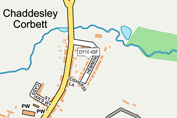 DY10 4SF map - OS OpenMap – Local (Ordnance Survey)