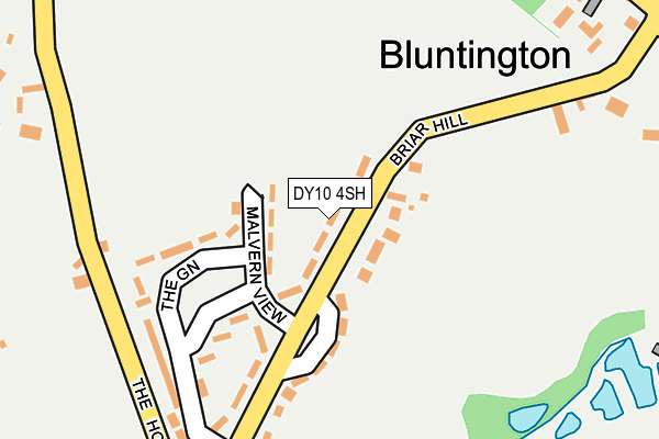 DY10 4SH map - OS OpenMap – Local (Ordnance Survey)
