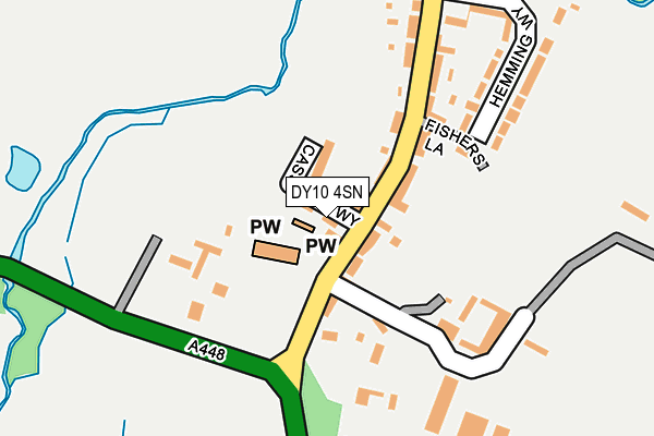 DY10 4SN map - OS OpenMap – Local (Ordnance Survey)