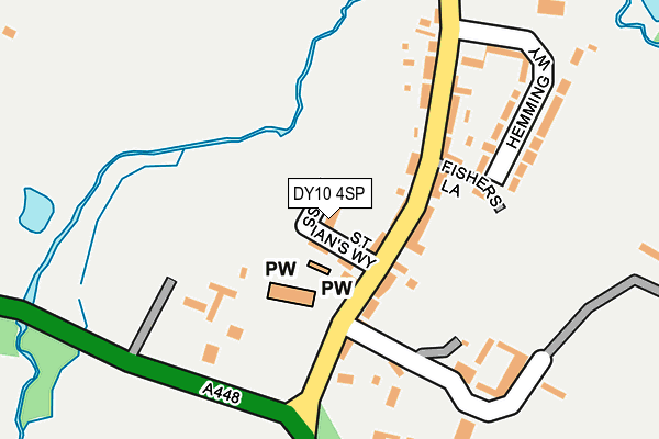 DY10 4SP map - OS OpenMap – Local (Ordnance Survey)