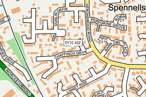 DY10 4SZ map - OS OpenMap – Local (Ordnance Survey)