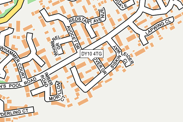 DY10 4TG map - OS OpenMap – Local (Ordnance Survey)