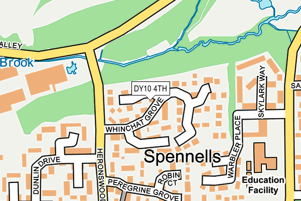 DY10 4TH map - OS OpenMap – Local (Ordnance Survey)