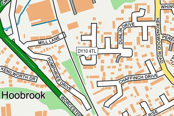 DY10 4TL map - OS OpenMap – Local (Ordnance Survey)