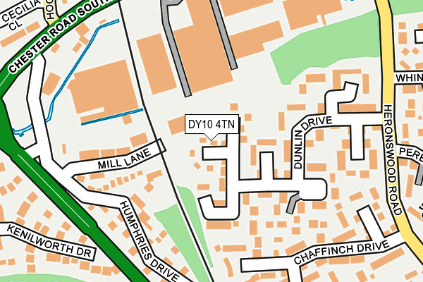 DY10 4TN map - OS OpenMap – Local (Ordnance Survey)