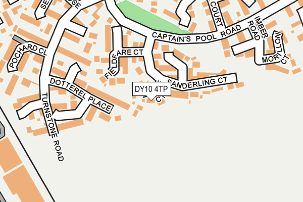 DY10 4TP map - OS OpenMap – Local (Ordnance Survey)