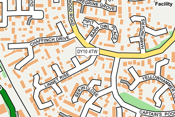 DY10 4TW map - OS OpenMap – Local (Ordnance Survey)
