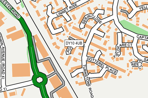 DY10 4UB map - OS OpenMap – Local (Ordnance Survey)