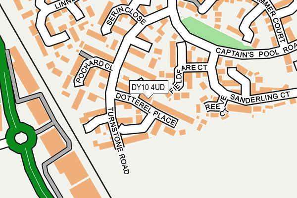 DY10 4UD map - OS OpenMap – Local (Ordnance Survey)