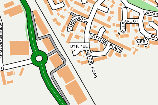 DY10 4UE map - OS OpenMap – Local (Ordnance Survey)