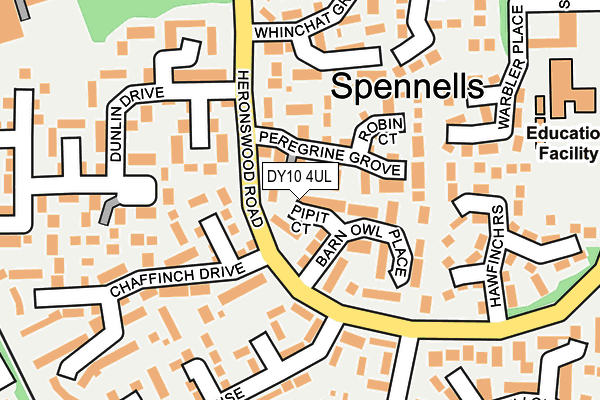 DY10 4UL map - OS OpenMap – Local (Ordnance Survey)