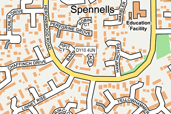 DY10 4UN map - OS OpenMap – Local (Ordnance Survey)