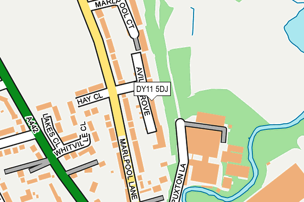 DY11 5DJ map - OS OpenMap – Local (Ordnance Survey)