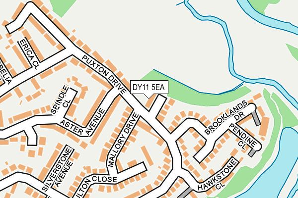 DY11 5EA map - OS OpenMap – Local (Ordnance Survey)