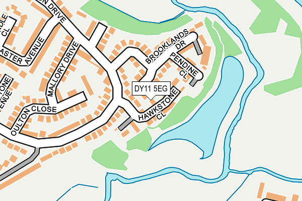DY11 5EG map - OS OpenMap – Local (Ordnance Survey)