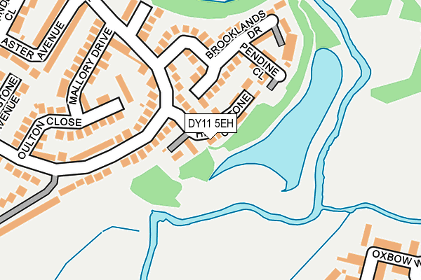 DY11 5EH map - OS OpenMap – Local (Ordnance Survey)