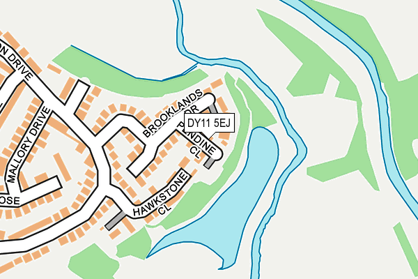 DY11 5EJ map - OS OpenMap – Local (Ordnance Survey)