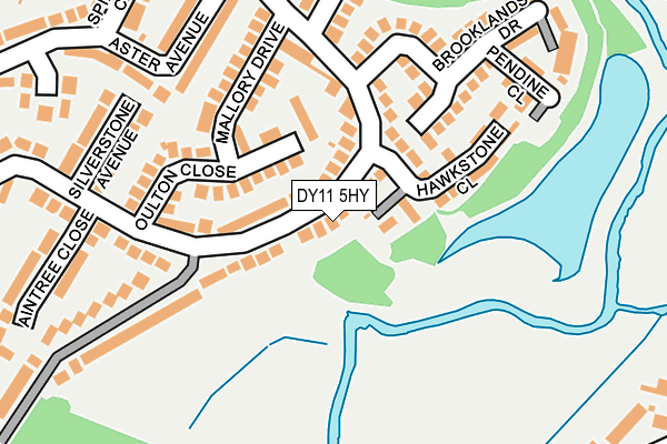 DY11 5HY map - OS OpenMap – Local (Ordnance Survey)