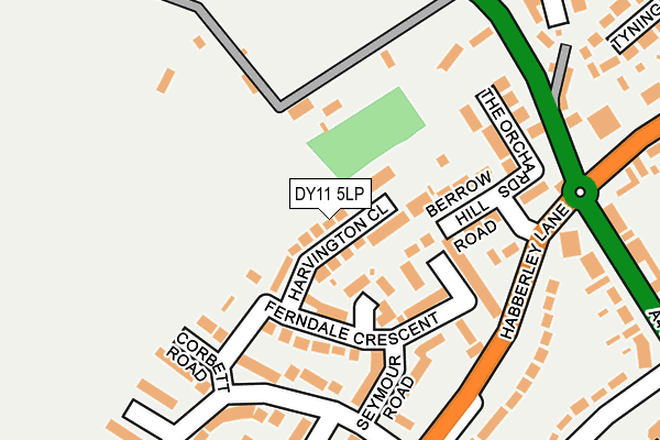 DY11 5LP map - OS OpenMap – Local (Ordnance Survey)