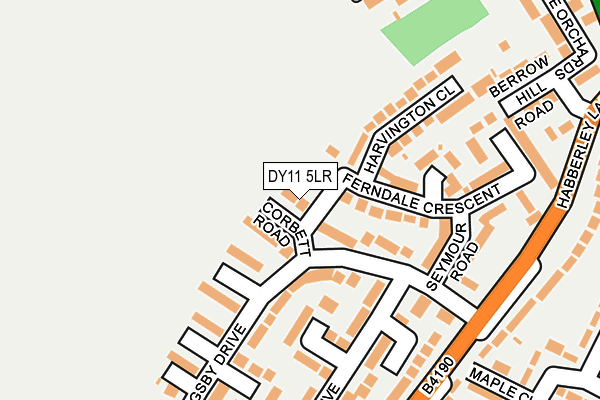 DY11 5LR map - OS OpenMap – Local (Ordnance Survey)