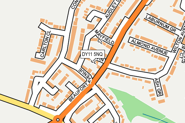 DY11 5NQ map - OS OpenMap – Local (Ordnance Survey)