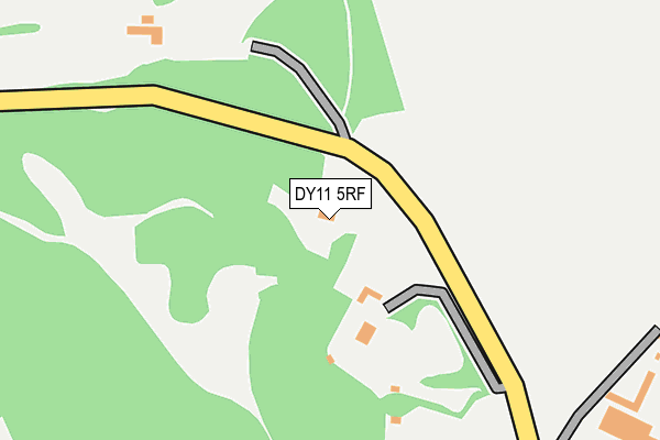 DY11 5RF map - OS OpenMap – Local (Ordnance Survey)