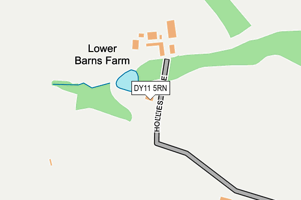 DY11 5RN map - OS OpenMap – Local (Ordnance Survey)
