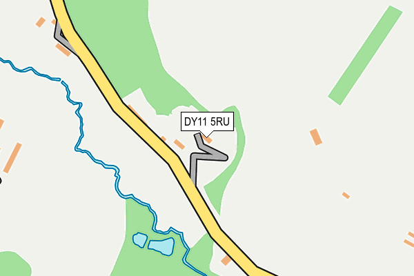 DY11 5RU map - OS OpenMap – Local (Ordnance Survey)