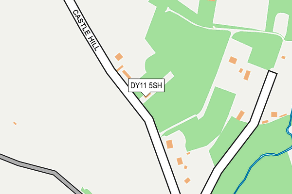 DY11 5SH map - OS OpenMap – Local (Ordnance Survey)