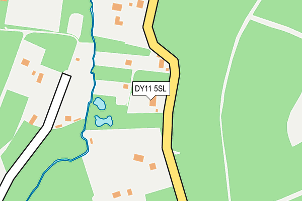 DY11 5SL map - OS OpenMap – Local (Ordnance Survey)