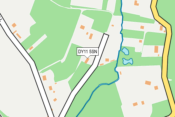 DY11 5SN map - OS OpenMap – Local (Ordnance Survey)