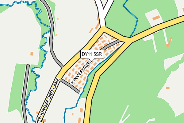 DY11 5SR map - OS OpenMap – Local (Ordnance Survey)