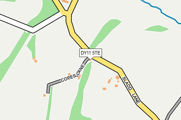 DY11 5TE map - OS OpenMap – Local (Ordnance Survey)