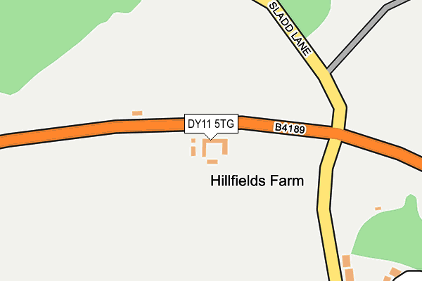 DY11 5TG map - OS OpenMap – Local (Ordnance Survey)