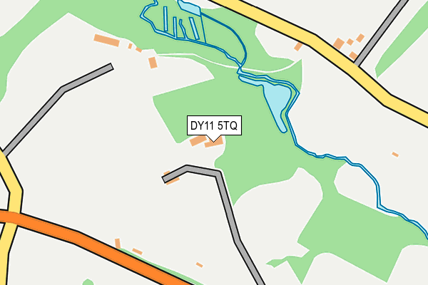 DY11 5TQ map - OS OpenMap – Local (Ordnance Survey)