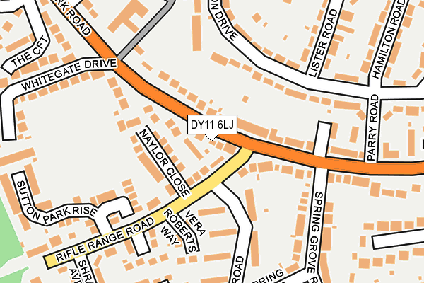 DY11 6LJ map - OS OpenMap – Local (Ordnance Survey)