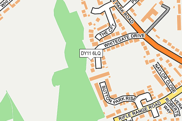 DY11 6LQ map - OS OpenMap – Local (Ordnance Survey)