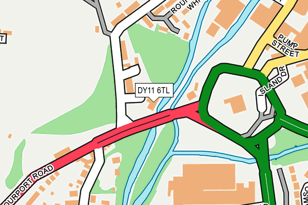 DY11 6TL map - OS OpenMap – Local (Ordnance Survey)
