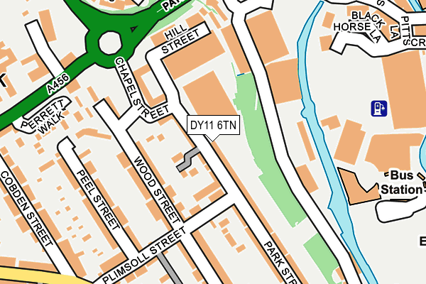 DY11 6TN map - OS OpenMap – Local (Ordnance Survey)