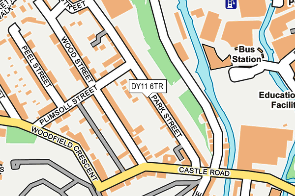 DY11 6TR map - OS OpenMap – Local (Ordnance Survey)