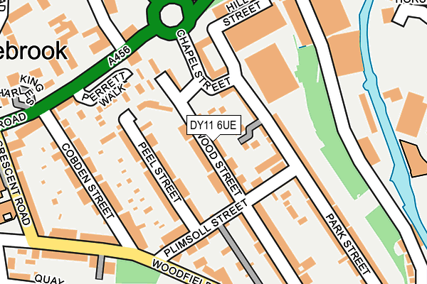 DY11 6UE map - OS OpenMap – Local (Ordnance Survey)