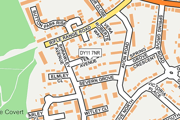 DY11 7NR map - OS OpenMap – Local (Ordnance Survey)