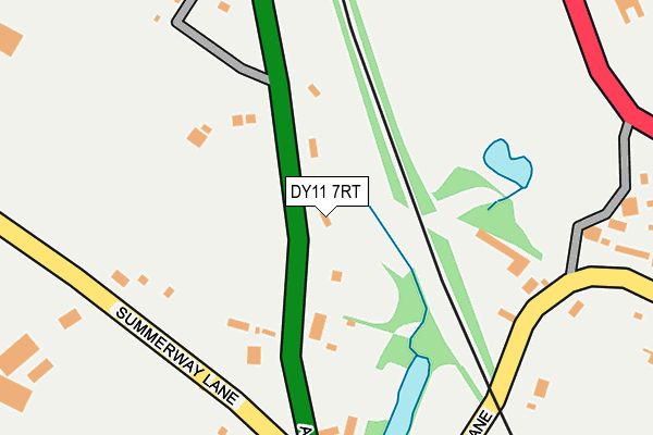 DY11 7RT map - OS OpenMap – Local (Ordnance Survey)