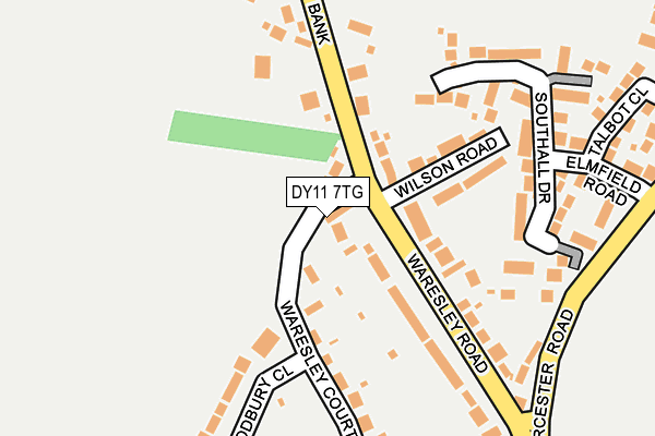 DY11 7TG map - OS OpenMap – Local (Ordnance Survey)